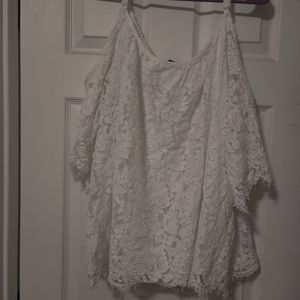 Cold Shoulder Lace Top